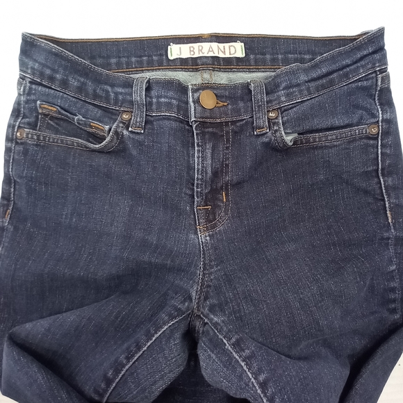 J BRAND PURE Navy Blue Denim Skinny Leg Jeans WornButNotWornOut - Picture 11 of 15